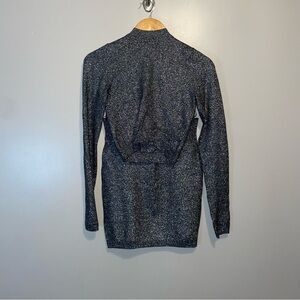 Express Long Sleeve Crop top and Bodycon skirt matching set